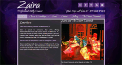 Desktop Screenshot of bellydancingbyzaira.com
